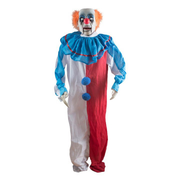 Clown d'épouvante bondissant Halloween 180 cm