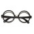 Lunettes magicien noires Halloween