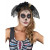 Tiare calavera luxe avec voile Halloween