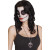 Collier Catrina forme tête de mort en métal Halloween