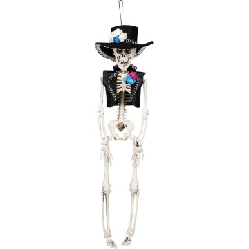 Suspension Squelette El Flaco Halloween 40 cm