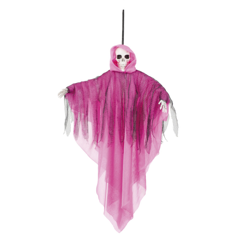 T-shirt « En Octobre On Porte Du Rose » Avec Fantôme Halloween – Soutien à Octobre Rose – Manches Longues