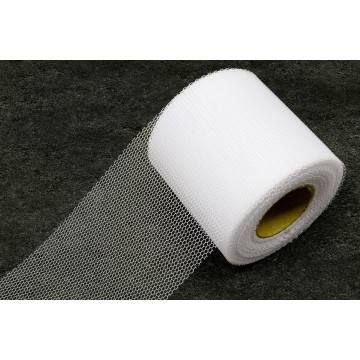 Rouleau de tulle blanc 8 cm x 40 m