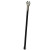 Canne noire avec griffe et boule de verre 93 cm Canne noire avec griffe et boule de verre 93 cm