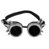 Lunettes cyberpunk argent