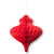 Déco alvéolée rouge élégante 35 x 15 cm Déco alvéolée rouge élégante 35 x 15 cm