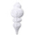 Déco alvéolée blanche pampille 50 x 10 cm Déco alvéolée blanche pampille 50 x 10 cm