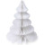 Sapin de Noël alvéolé blanc 29 cm Sapin de Noël alvéolé blanc 29 cm
