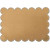 Lot de 8 sets de table Kraft bord cuivre pailleté 28 x 40 cm Lot de 8 sets de table Kraft bord cuivre pailleté 28 x 40 cm