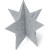 Etoile polystyrène argent à assembler 15 cm Etoile polystyrène argent à assembler 15 cm