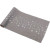 Chemin de table Voie Lactée argent sur lin bleu 28 cm x 5 m Chemin de table Voie Lactée argent sur lin bleu 28 cm x 5 m
