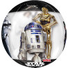 Ballon Star Wars Orbz Clear 38 x 64 cm