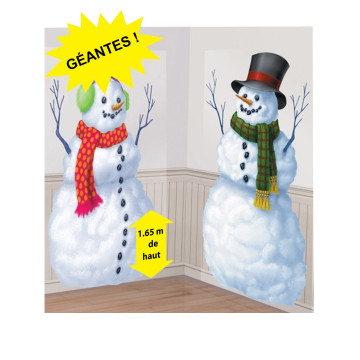Scene setter Bonhomme de neige 165 cm x 85 cm