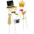 Photobooth Happy New Year 10 pièces Photobooth Happy New Year 10 pièces