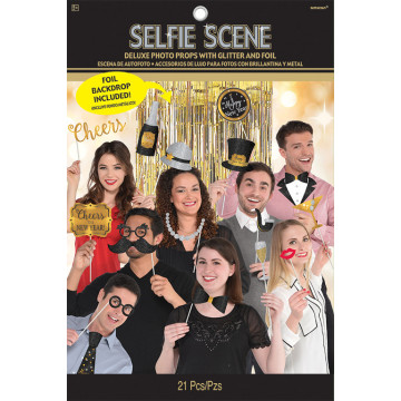 Photobooth Happy New Year 21 pièces