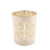 Photophore flocon blanc/champagne 8 x 7 cm Photophore flocon blanc/champagne 8 x 7 cm