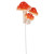 Champignons brun/blanc sur tige 8 x 5,5 x 8 cm Champignons brun/blanc sur tige 8 x 5,5 x 8 cm