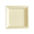Lot de 8 assiettes à dessert réutilisables carrées ivoire 16,5 cm Lot de 8 assiettes à dessert réutilisables carrées ivoire 16,5 cm