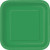 Lot de 14 assiettes réutilisables carrées vert foncé 21,5 cm Lot de 14 assiettes réutilisables carrées vert foncé 21,5 cm