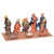 Scène 8 santons nativité polyrésine/bois 17 x 7,5 x 8 cm Scène 8 santons nativité polyrésine/bois 17 x 7,5 x 8 cm