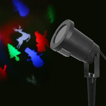 Projecteur 4 design leds multicolores 9 x 38 cm