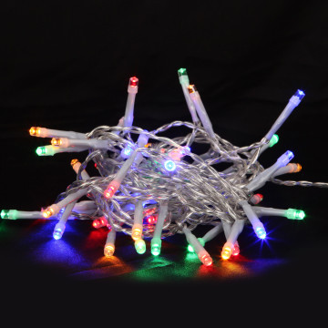 Guirlande lumineuse 100 leds multicolores pvc + cuivre pvc+cuivre 4 m