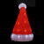 Bonnet acrylique blanc-rouge 40 leds 20 x 20 x 32 cm