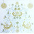 Lot de 20 serviettes intissé Arbre de vie or 40 x 40 cm Lot de 20 serviettes intissé Arbre de vie or 40 x 40 cm