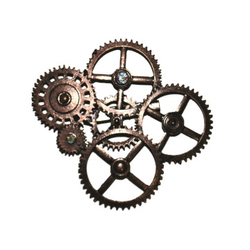 Broche steampunk