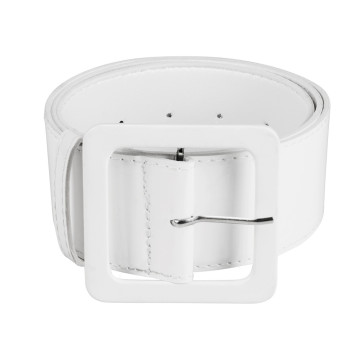 Ceinture blanche 115 x 5,5 cm