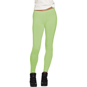 Leggings opaque vert fluo  strech taille M