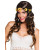 Perruque Sunny brune avec bandeau Perruque Sunny brune avec bandeau