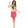 Jupe hawaienne raphia rose 40 cm