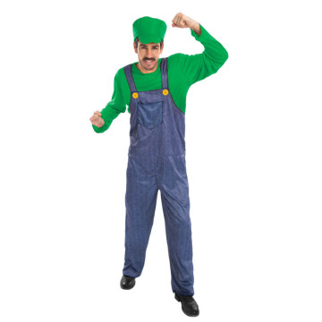 Déguisement Plombier Vert homme