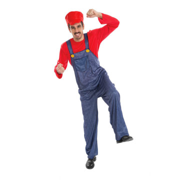 Déguisement Plombier rouge homme