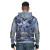 Sweat à capuche biker homme