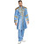 Déguisement Sergent pepper pop bleu homme