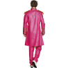 Déguisement Sergent pepper pop rose homme