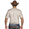 Tee-shirt photoréaliste shériff homme