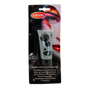 Tube de Crème de maquillage à l'eau argent 20 ml