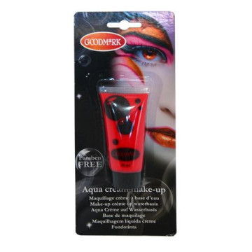 Tube de Crème de maquillage à l'eau rouge vif 38 ml