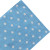 Lot de 20 serviettes jetables bleues pois blancs en papier 33 x 33 cm Lot de 20 serviettes jetables bleues pois blancs en papier 33 x 33 cm