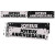 Lot de 2 bannières Joyeux anniversaire paillettes noires Lot de 2 bannières Joyeux anniversaire paillettes noires