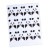 Lot de 24 stickers Panda 8 x 4,5 cm