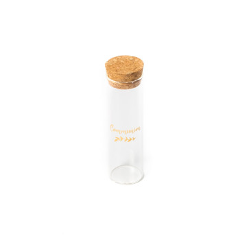 Tube Communion/ bouchon liège 3 cm x 10 cm