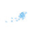 Lot de 24 mini-tétines ciel pvc 2 cm Lot de 24 mini-tétines ciel pvc 2 cm