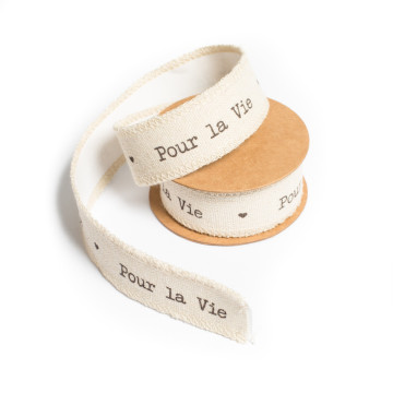 Ruban pour La Vie en lin adhésif 2,5 cm x 2 m