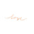 Lot de 10 confettis de table Love rose gold 9 x 2,5 cm