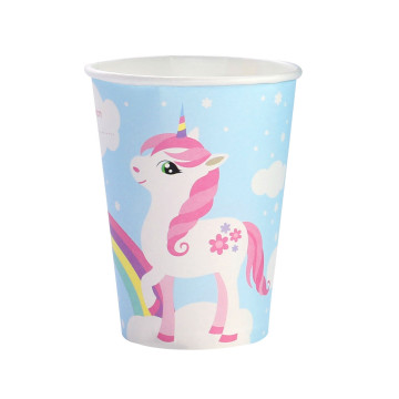 Lot de 6 gobelets Licorne 250 ml