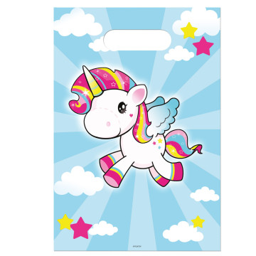 Lot de sachets-cadeaux Licorne